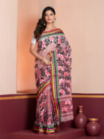 Hand-Painted Saree, Dhaniakhali Tant
