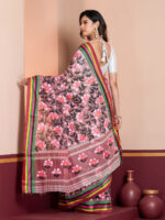 Hand-Painted Saree, Dhaniakhali Tant - Image 3