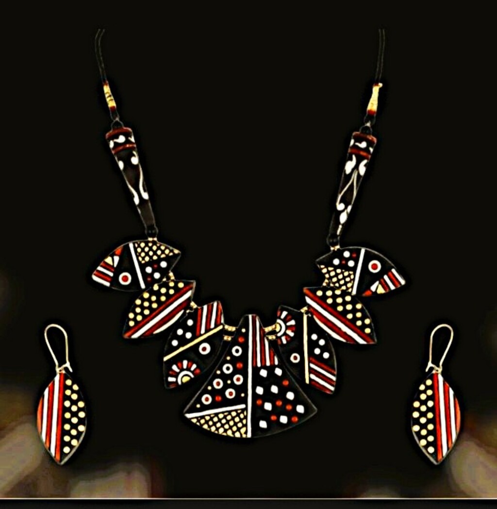 ST 123 Terracotta Jewellery Set - Image 1