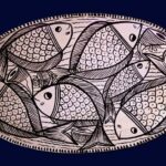 Patachitra on seasoned wood
