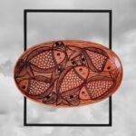 Patachitra on seasoned wood