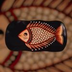 Patachitra on seasoned wood