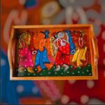 Patachitra on seasoned wood